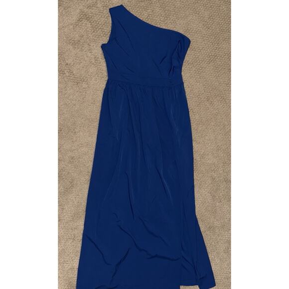 Unbranded Dresses & Skirts - Royal Blue One Shoulder Maxi Dress With Slit XL